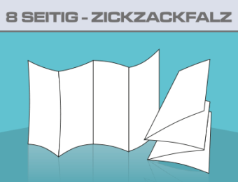 Folder A5 8 Seitig ZickZackfalz