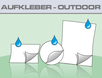 Aufkleber Outdoor