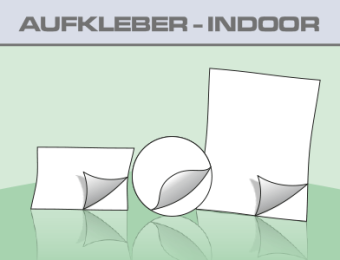 Aufkleber Indoor