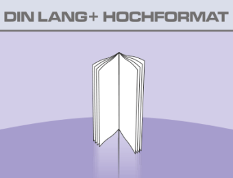 Broschüren DIN lang PLUS Hochformat