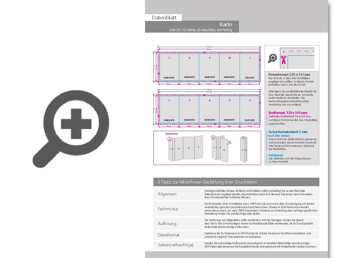 Product Bild weihnachtskarte__gefalzt_auf_din_a7__vertikaler_zickzackfalz__10-seitig