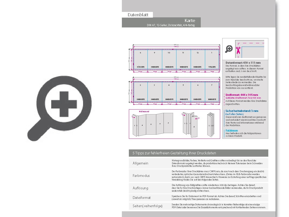Product Bild weihnachtskarte__gefalzt_auf_din_a7__vertikaler_zickzackfalz__12-seitig